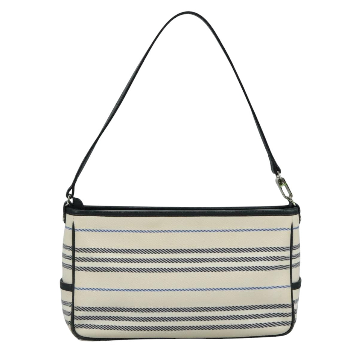 Burberry White Canvas Shoulder