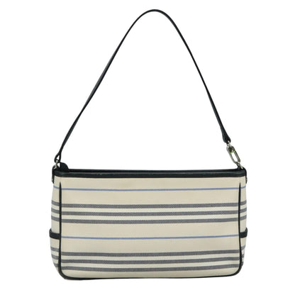 Burberry White Canvas Shoulder