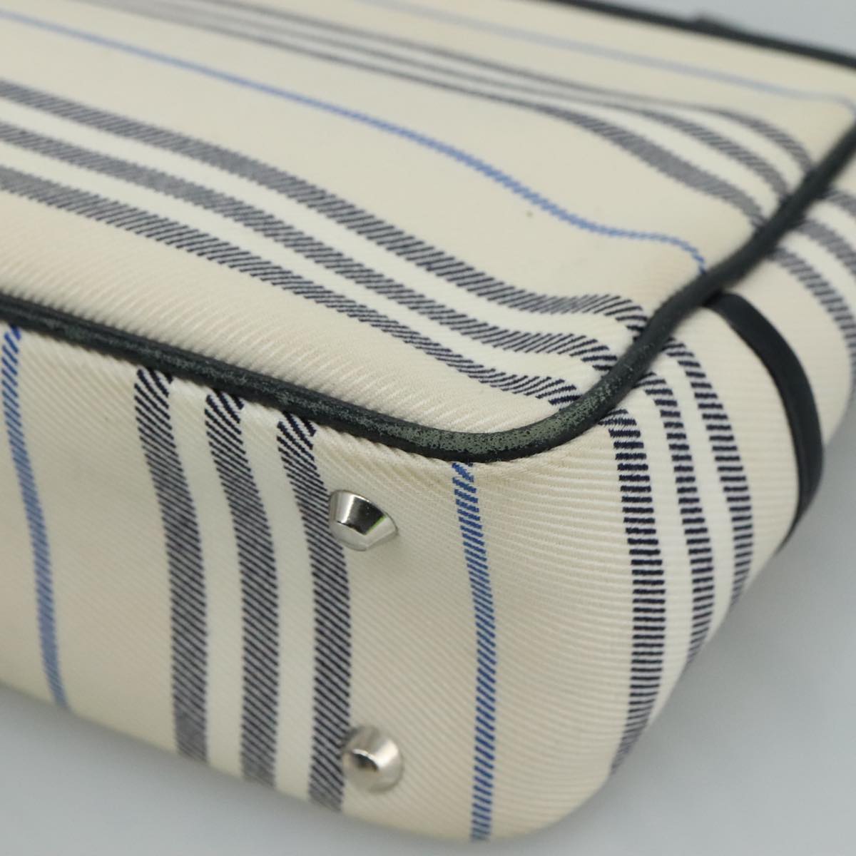 Burberry White Canvas Shoulder