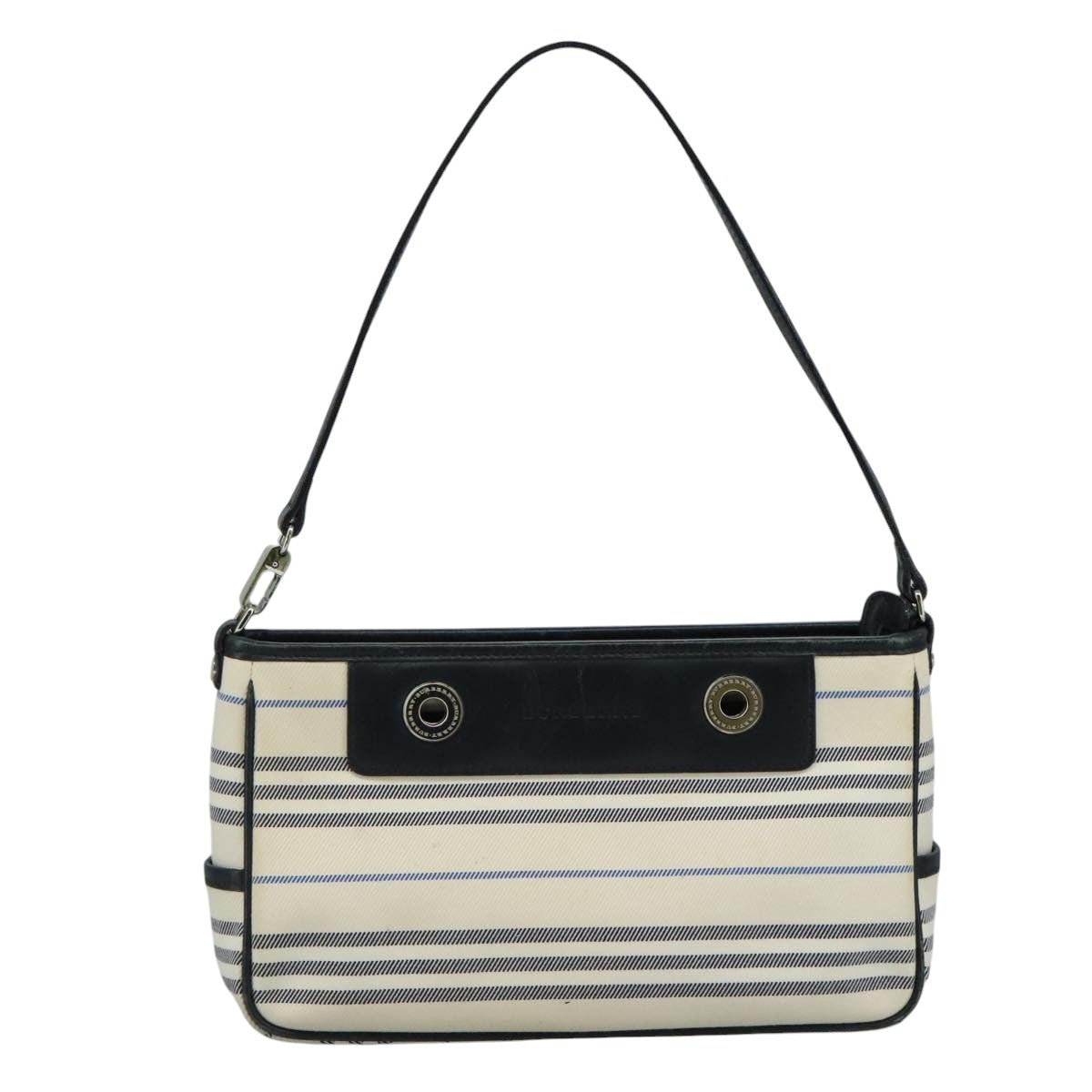 Burberry White Canvas Shoulder