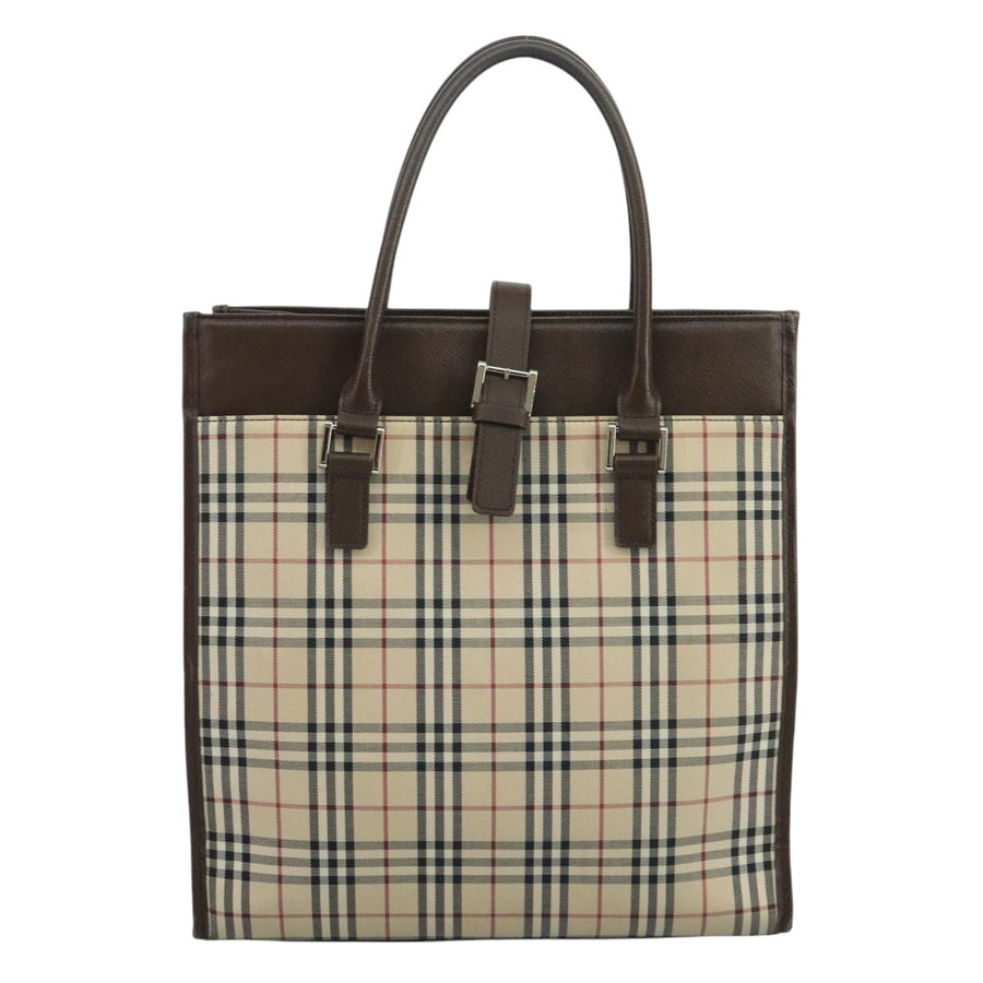 Burberry Brown Canvas Nova Check