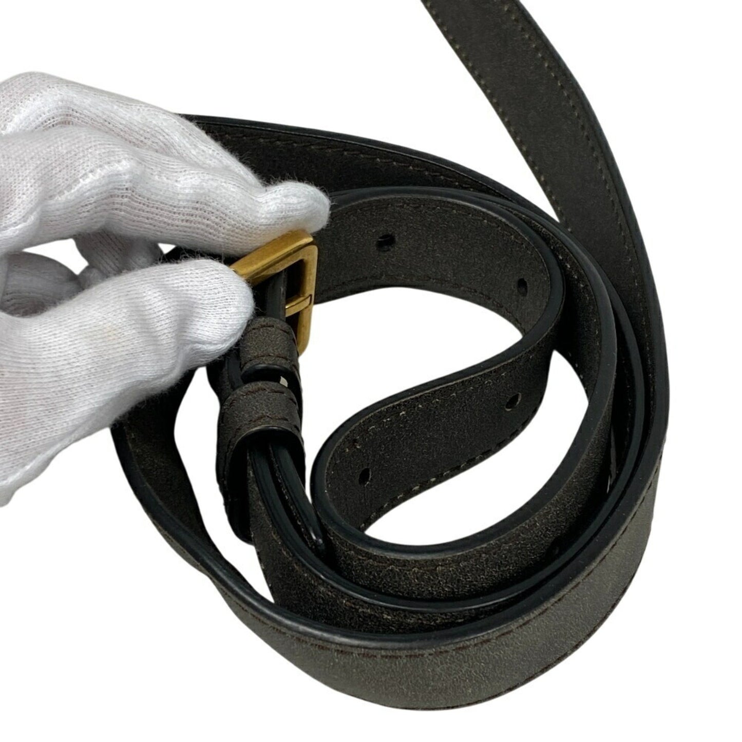 Dior Brown Leather Gallop
