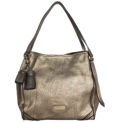 Burberry Gold Leather Canterbury