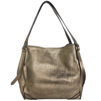 Burberry Gold Leather Canterbury