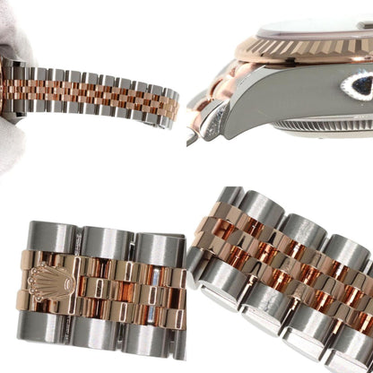 Rolex Brown Rose Gold Lady Datejust