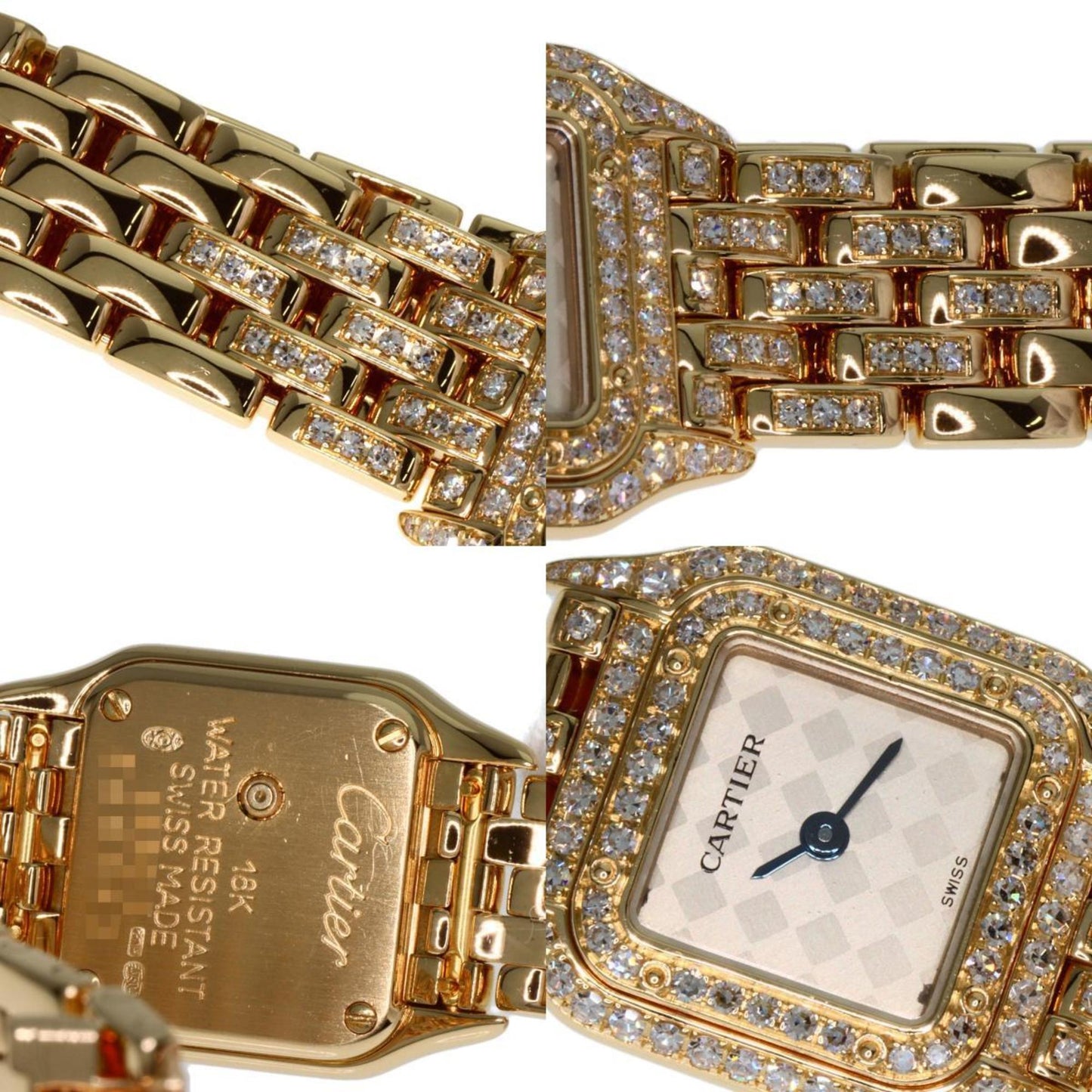 Cartier Silver Yellow Gold Panthère
