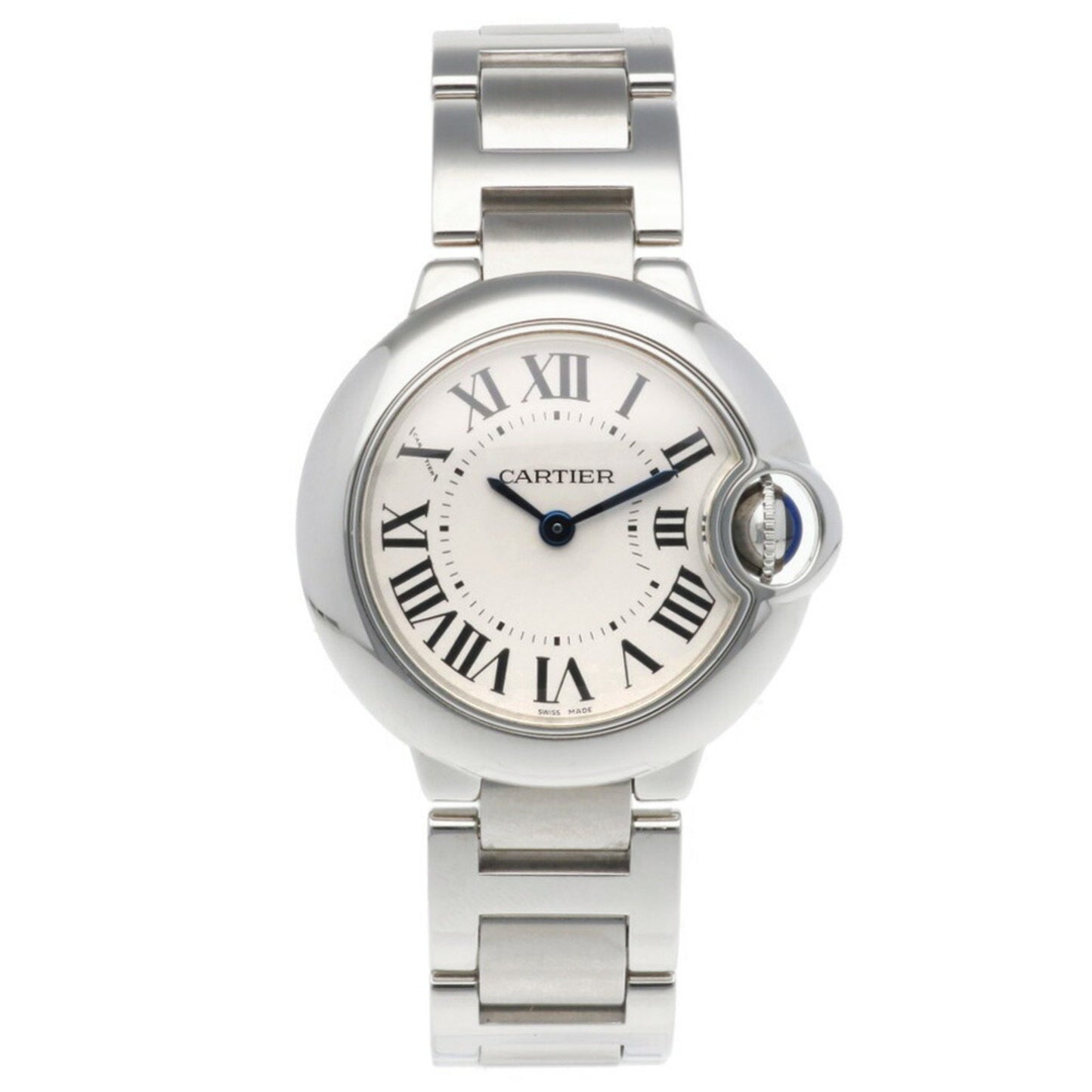 Cartier White Steel Ballon Bleu