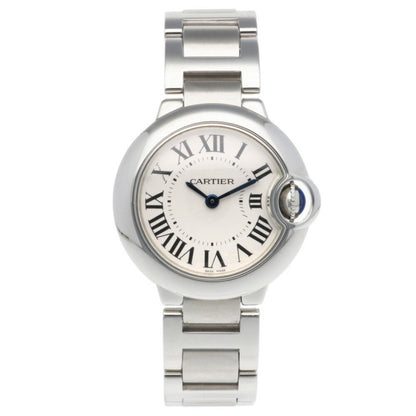 Cartier White Steel Ballon Bleu