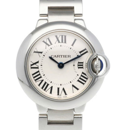 Cartier White Steel Ballon Bleu