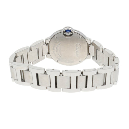 Cartier White Steel Ballon Bleu