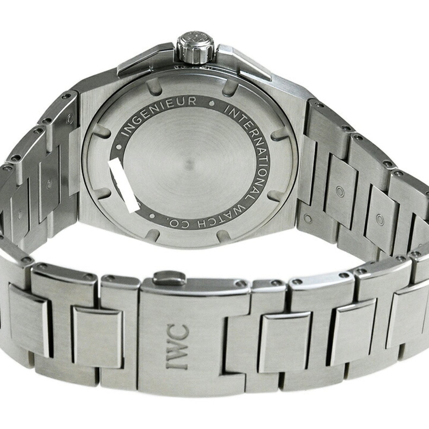 Iwc Schaffhausen Black Steel Watch
