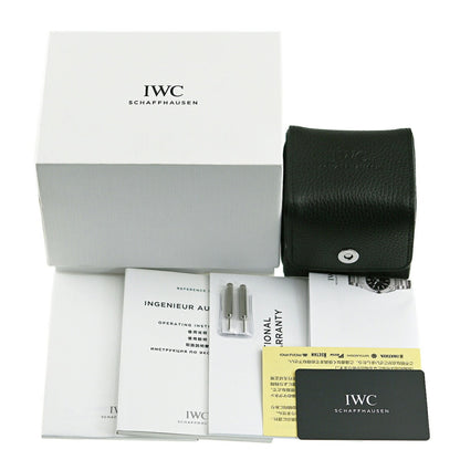 Iwc Schaffhausen Black Steel Watch