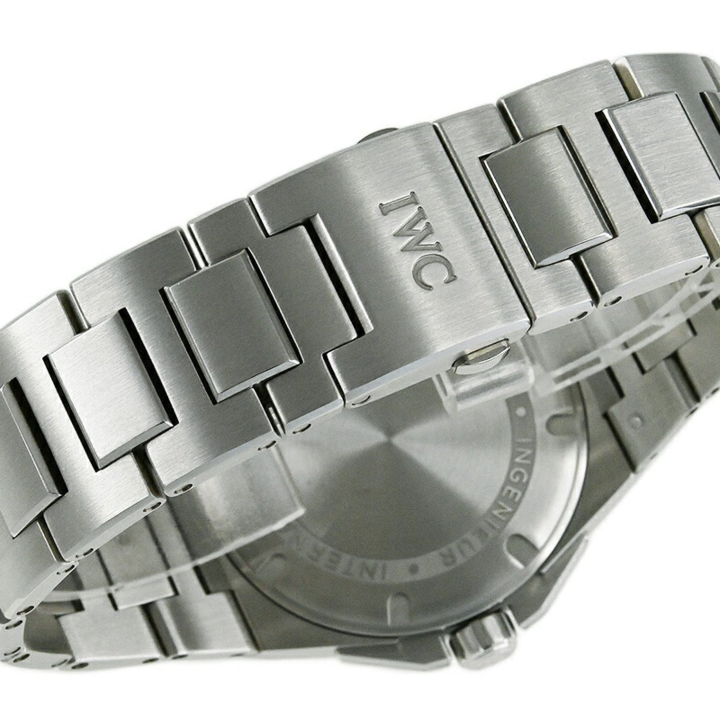 Iwc Schaffhausen Black Steel Watch