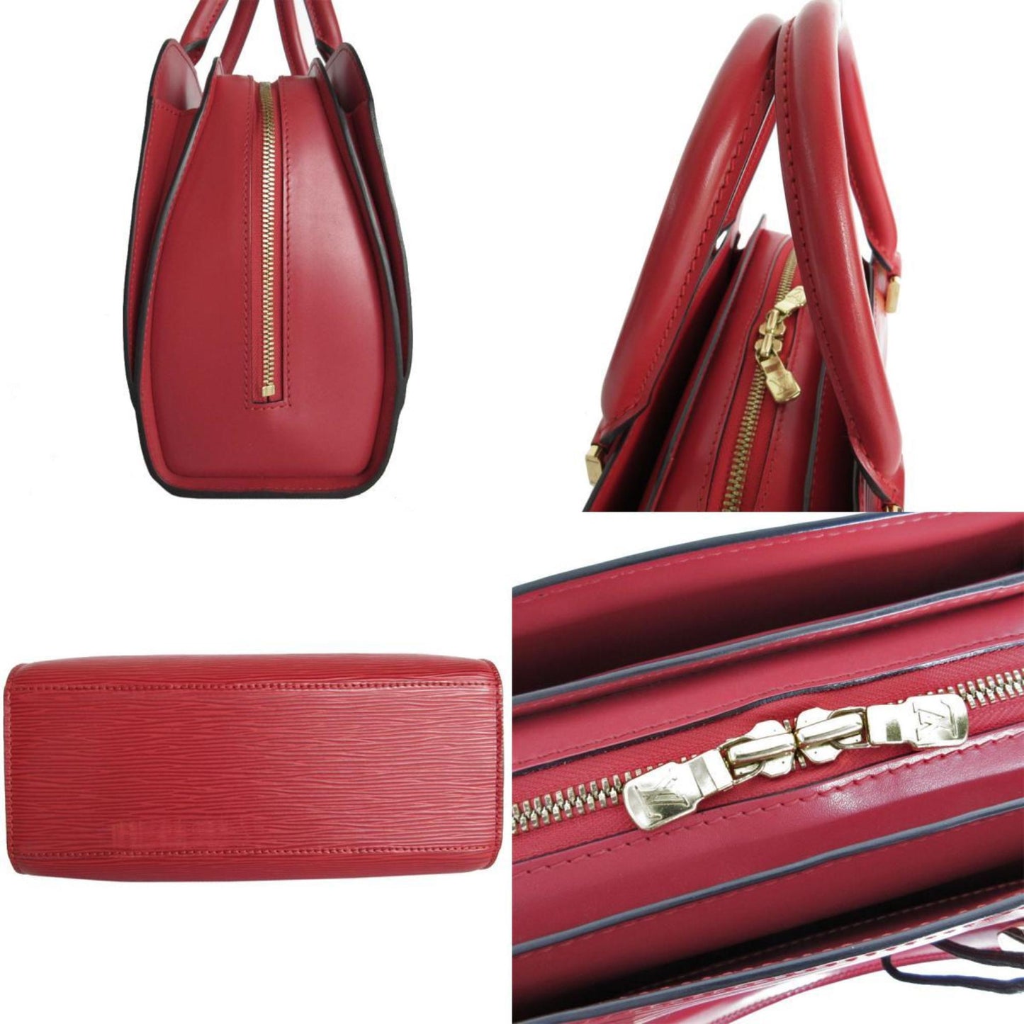 Louis Vuitton Red Leather Pont Neuf