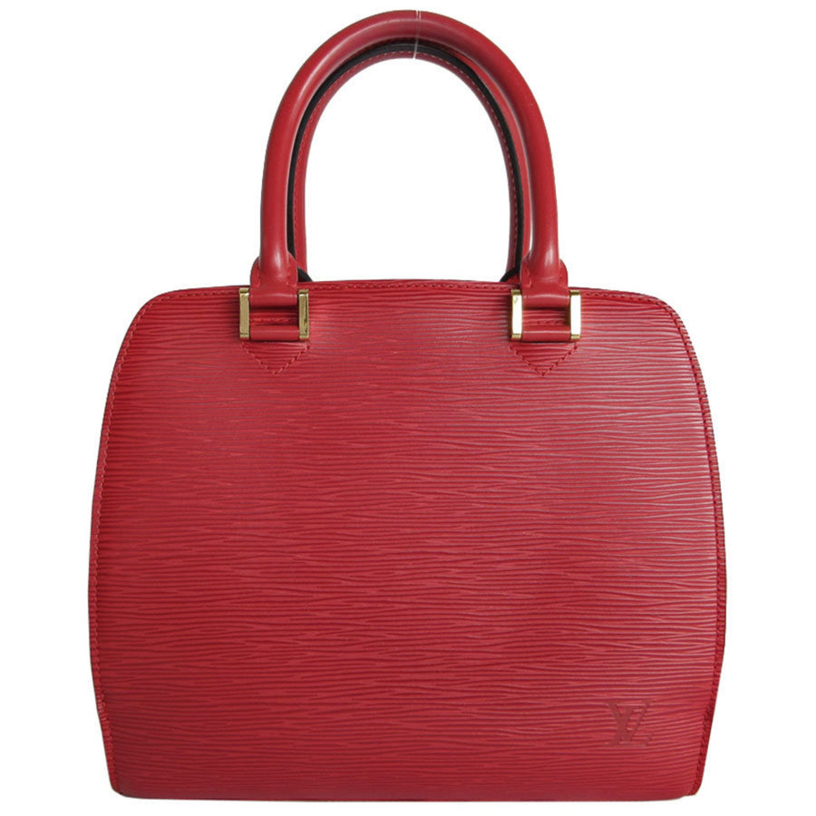 Louis Vuitton Red Leather Pont Neuf