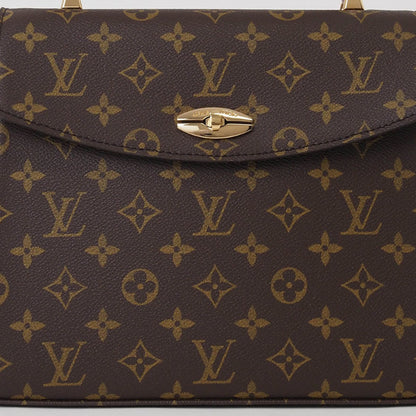 Louis Vuitton Brown Canvas Handbag