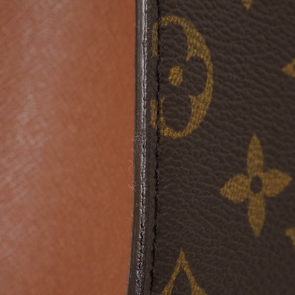 Louis Vuitton Brown Canvas Handbag
