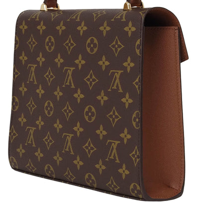 Louis Vuitton Brown Canvas Handbag