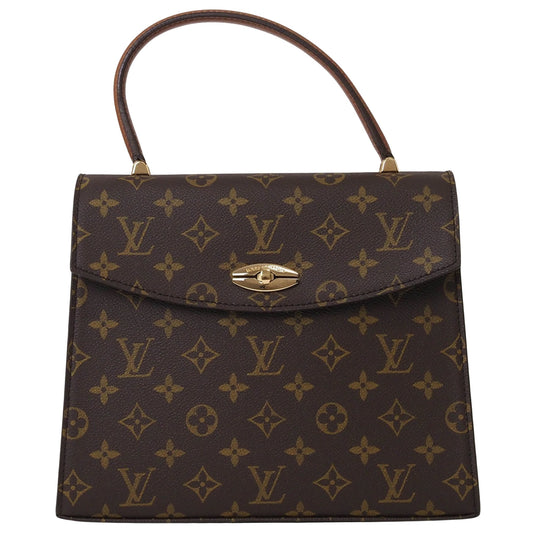 Louis Vuitton Brown Canvas Handbag