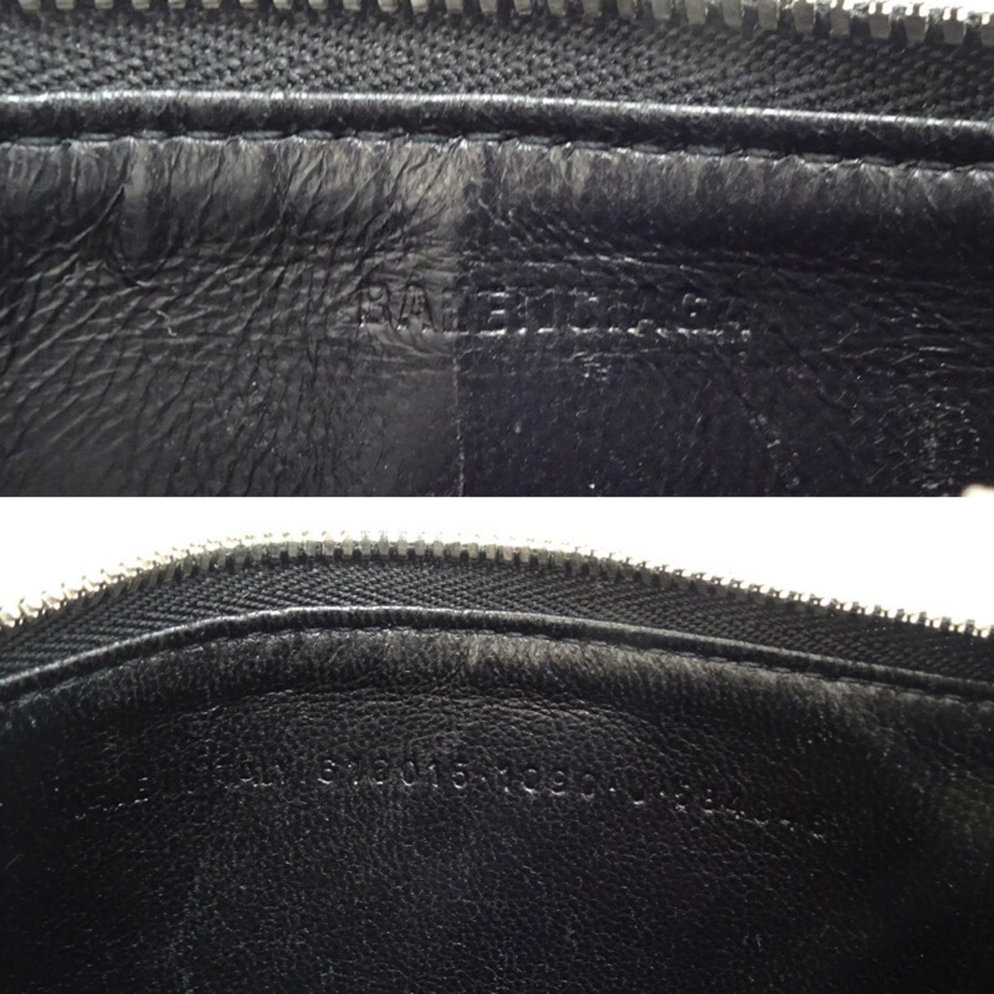 Balenciaga Black Leather Cash