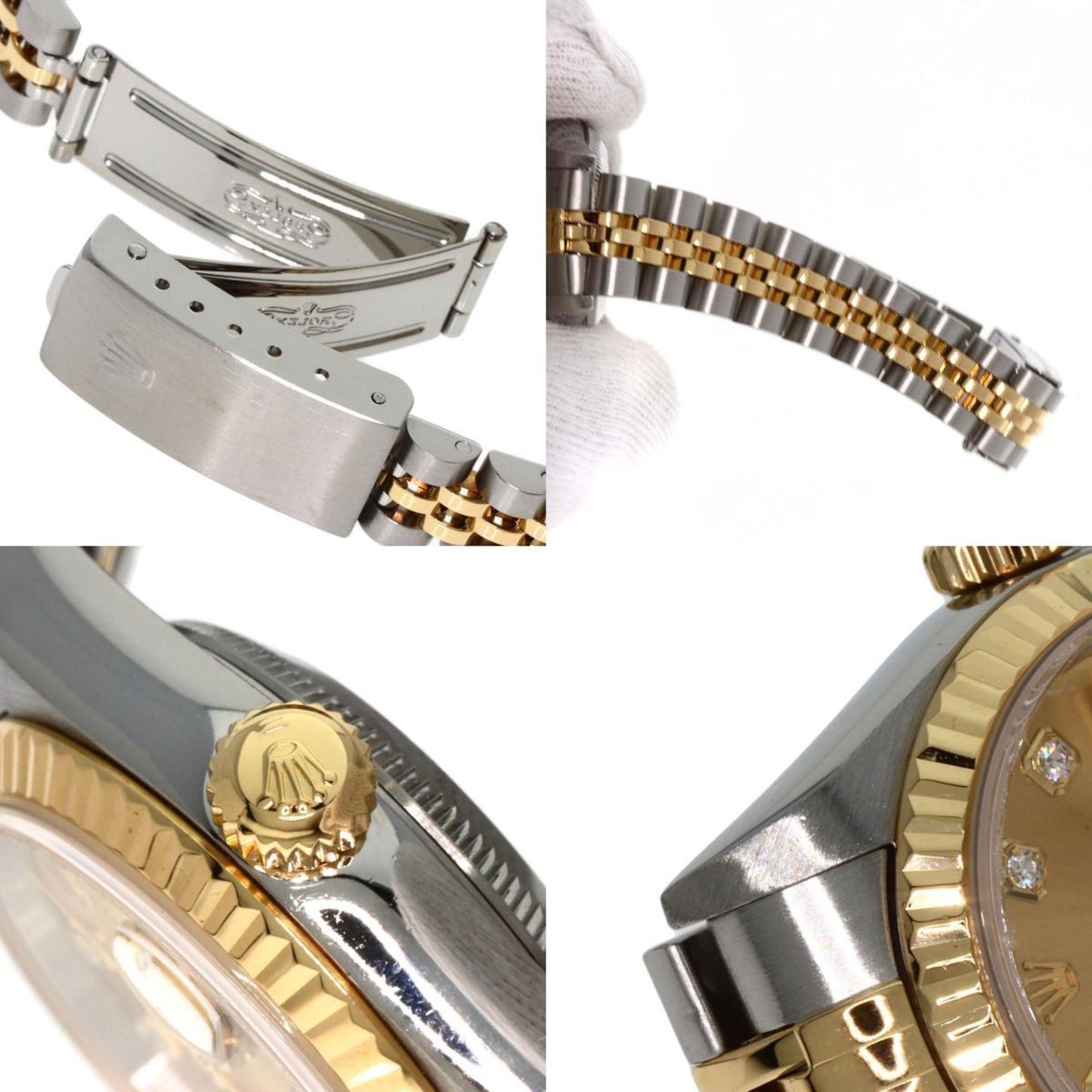 Rolex Gold Steel Datejust