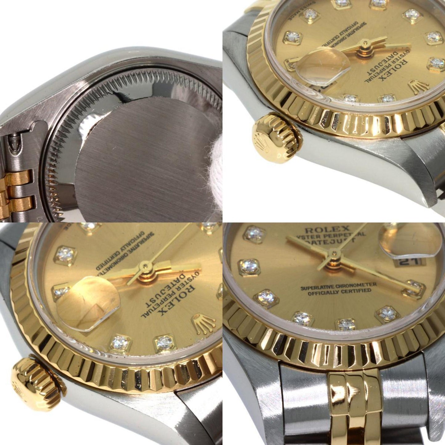 Rolex Gold Steel Datejust