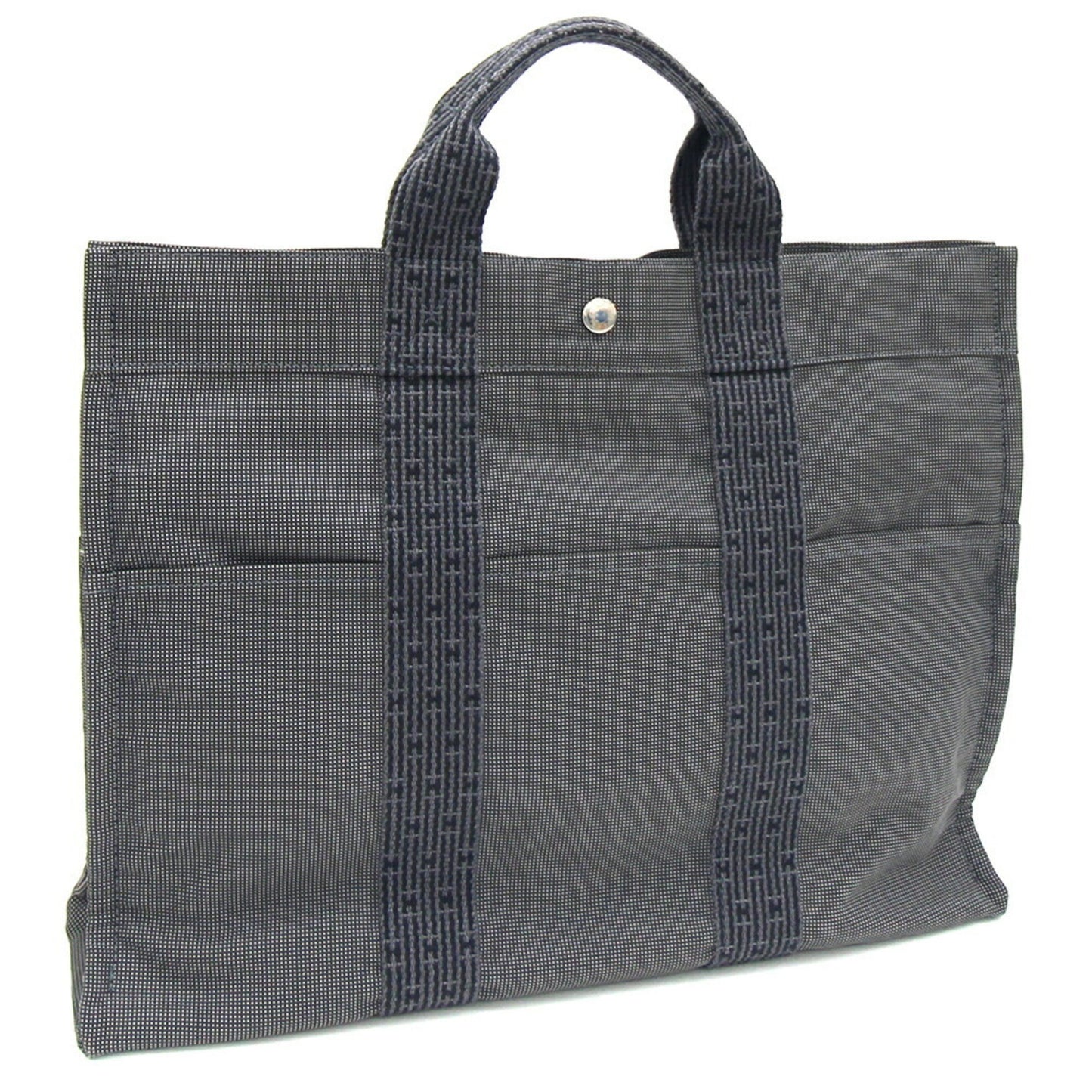 Hermès Gray Canvas Herline