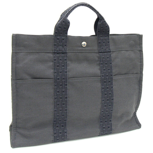 Hermès Gray Canvas Herline