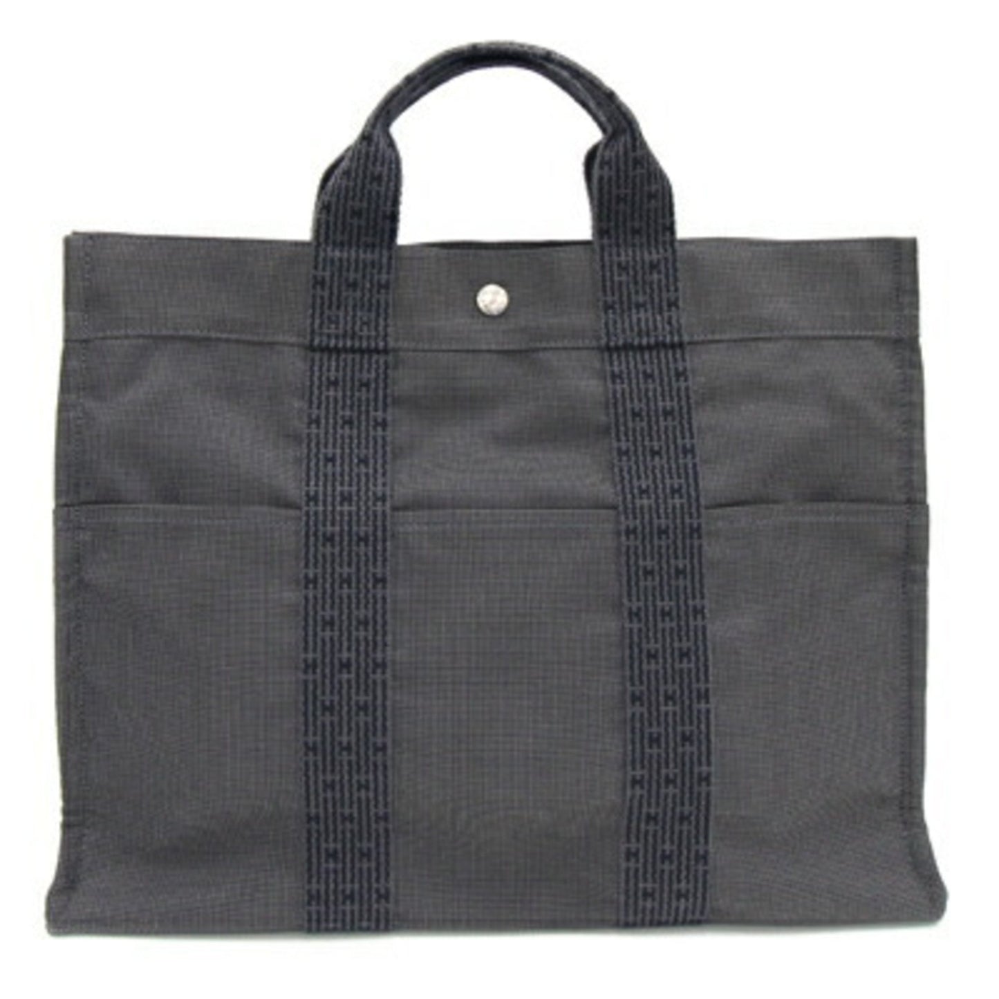 Hermès Gray Canvas Herline
