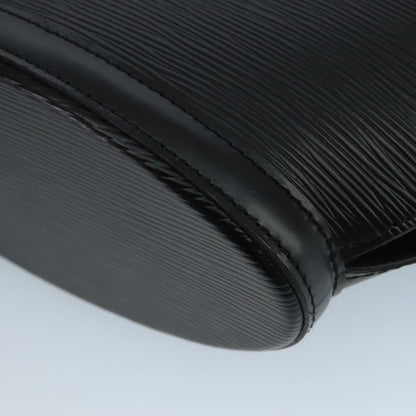 Louis Vuitton Black Leather Saint Jacques