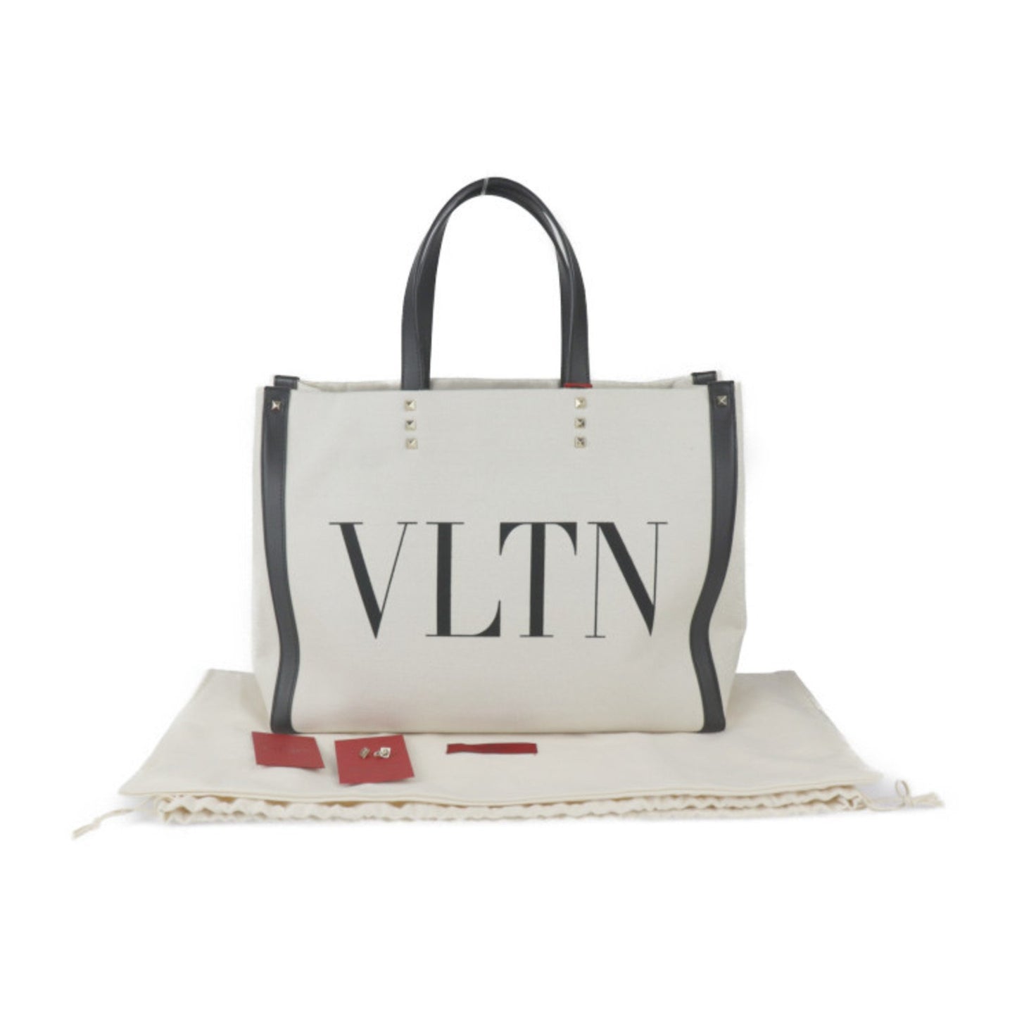 Valentino Garavani White Canvas Vltn