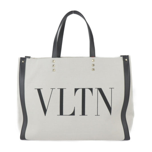 Valentino Garavani White Canvas Vltn