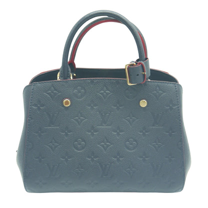 Louis Vuitton Blue Leather Montaigne