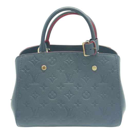 Louis Vuitton Blue Leather Montaigne