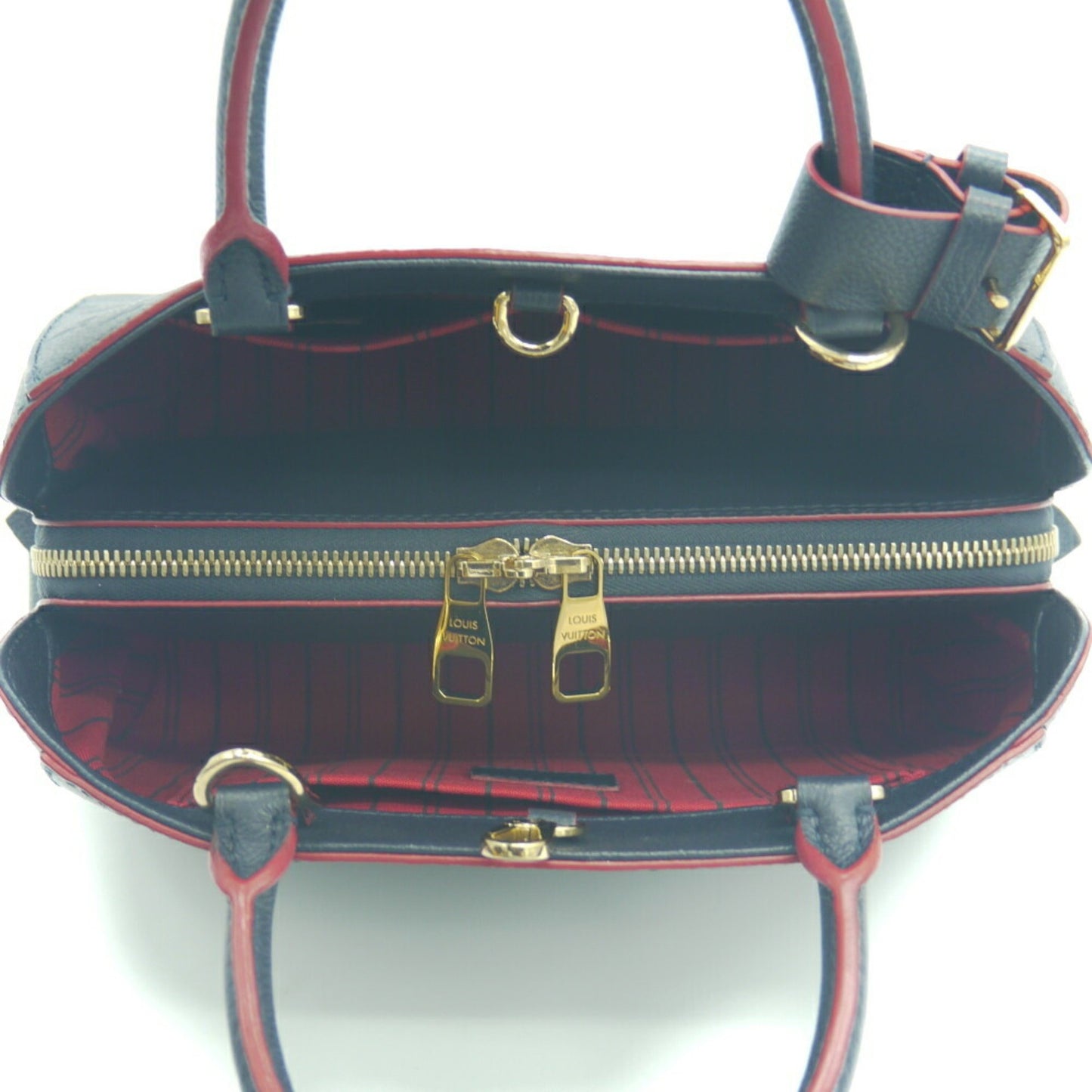 Louis Vuitton Blue Leather Montaigne