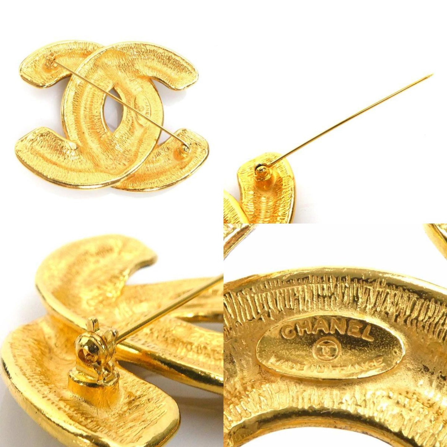 Chanel Gold Metal Coco Mark