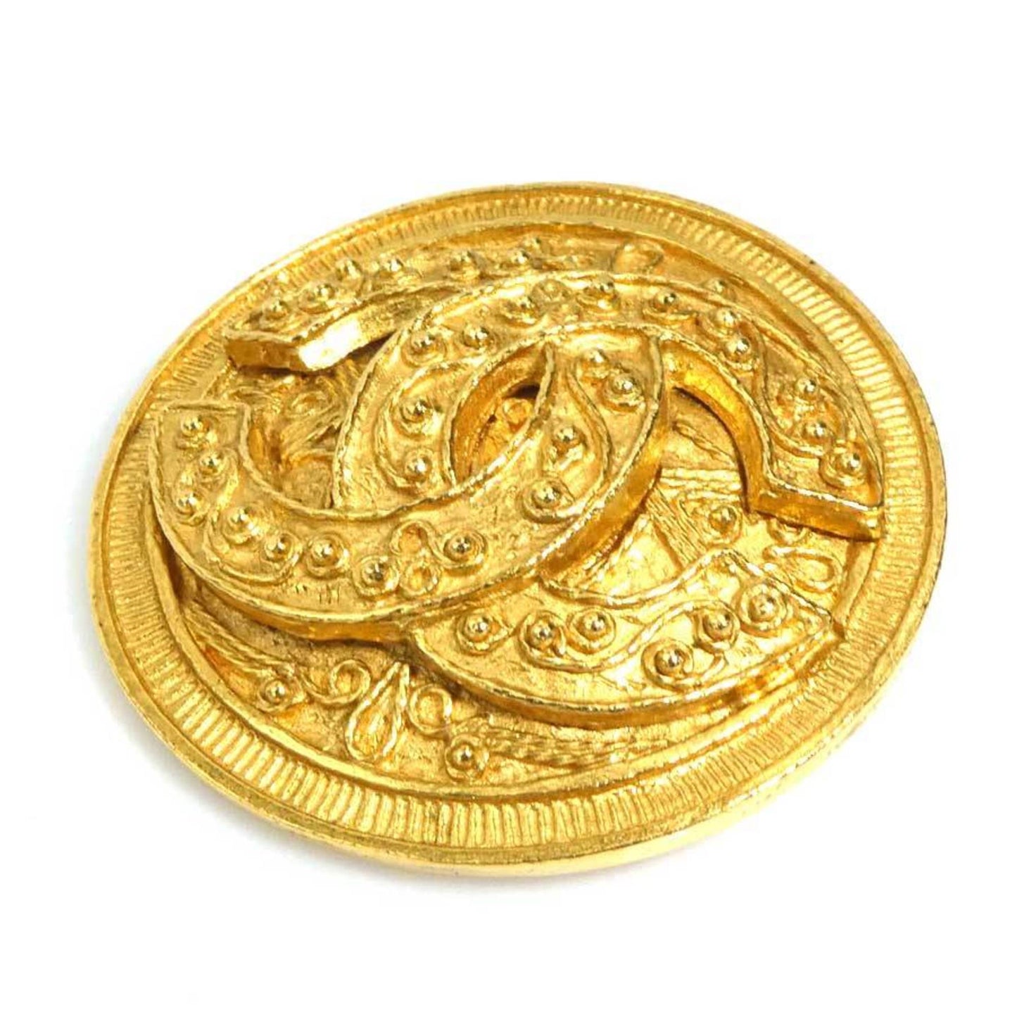 Chanel Gold Metal Coco Mark