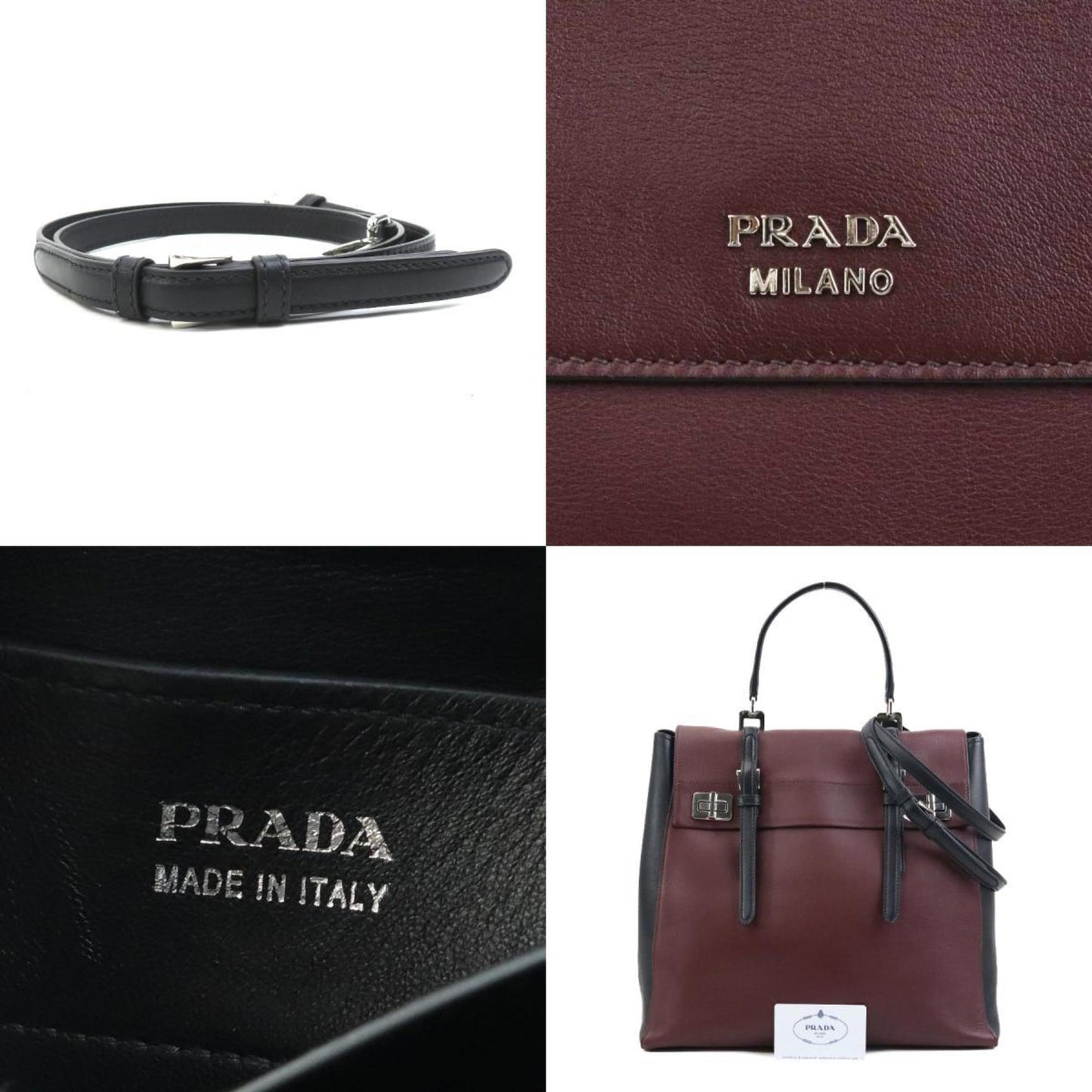 Prada Black Leather Handbag