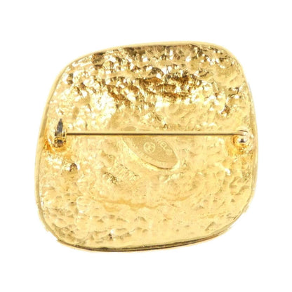Chanel Gold Gold Plated Coco Mark