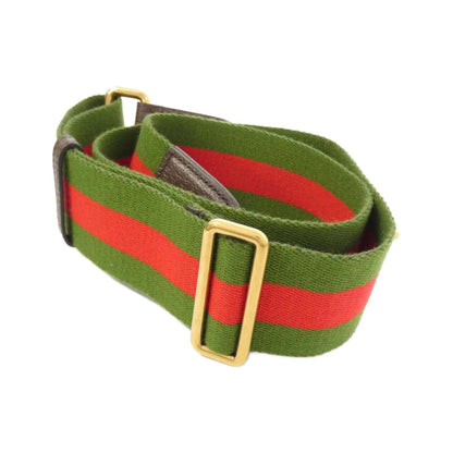Gucci Brown Canvas Bamboo