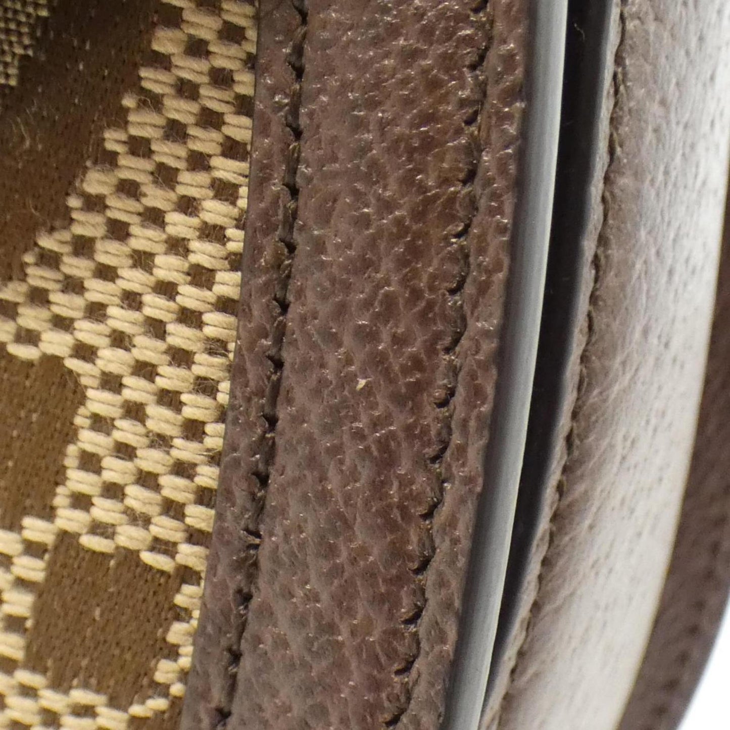 Gucci Brown Canvas Bamboo