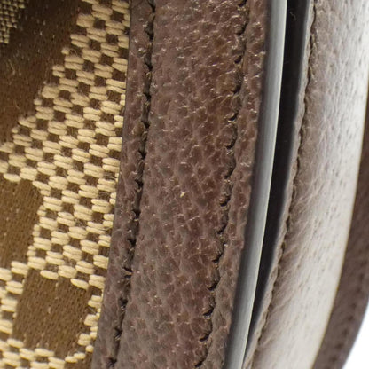 Gucci Brown Canvas Bamboo