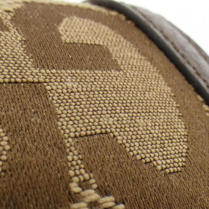 Gucci Brown Canvas Bamboo