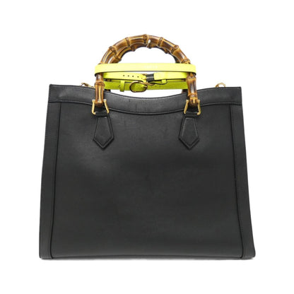 Gucci Black Leather Diana