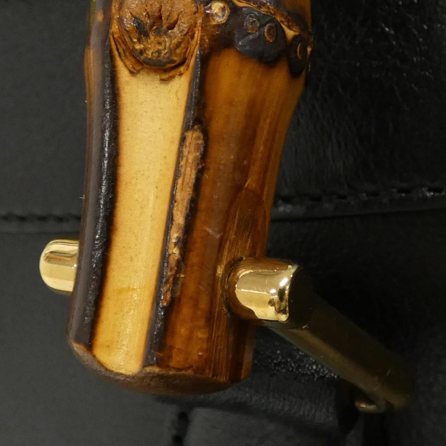 Gucci Black Leather Diana
