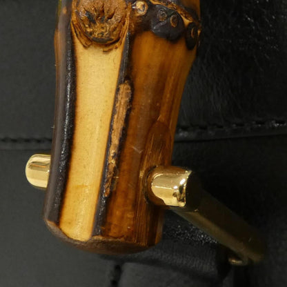 Gucci Black Leather Diana