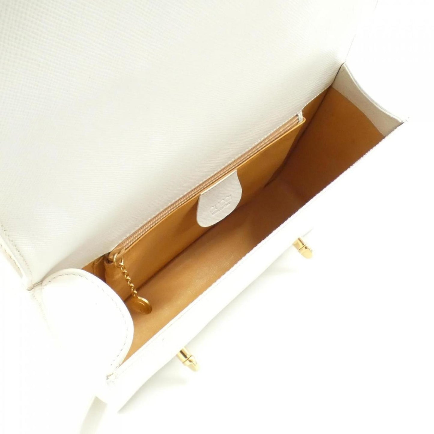 Gucci White Leather Handbag