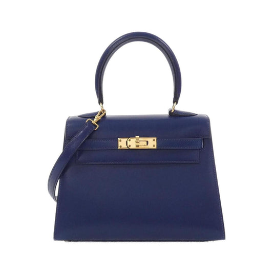 Hermès Blue Leather Kelly Mini