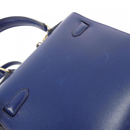 Hermès Blue Leather Kelly Mini