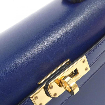 Hermès Blue Leather Kelly Mini